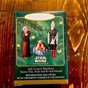 Star Wars Jedi Council Members miniature keepsake ornaments